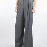 Pantalone Grigio in lana stretch ADELFI 3 MAX MARA WEEKEND 