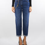 Jeans con catena gioiello PJ14D56E2 104 ELISABETTA FRANCHI 