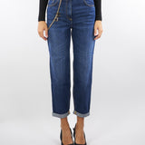 Jeans con catena gioiello PJ14D56E2 104 ELISABETTA FRANCHI 