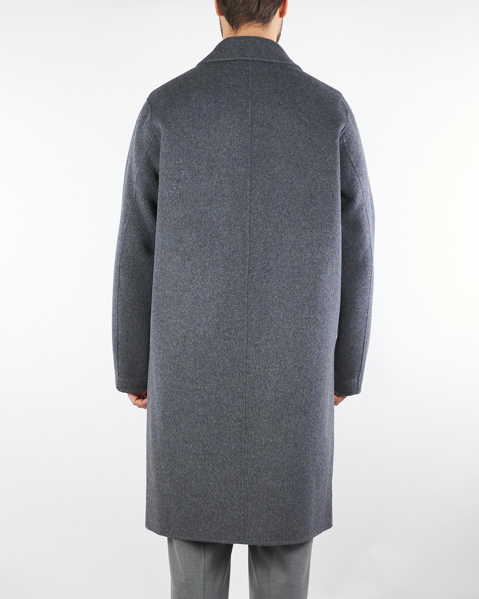 Cappotto Antracite oversize in pura lana B6F0022 95M AMARANTO 