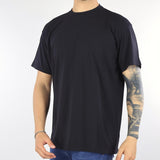 T-shirt Nero in cotone stretch Relaxed fit