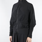 Felpa Nero plissettata M6PY11 100 MEIMEIJ 