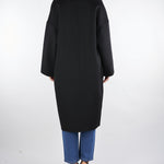 Cappotto Nero Ovetto Oversized TF0003 99 VICOLO 