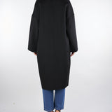 Cappotto Nero Ovetto Oversized TF0003 99 VICOLO 