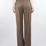 Pantalone Tortora wide leg C2029724 30 CLIPS 