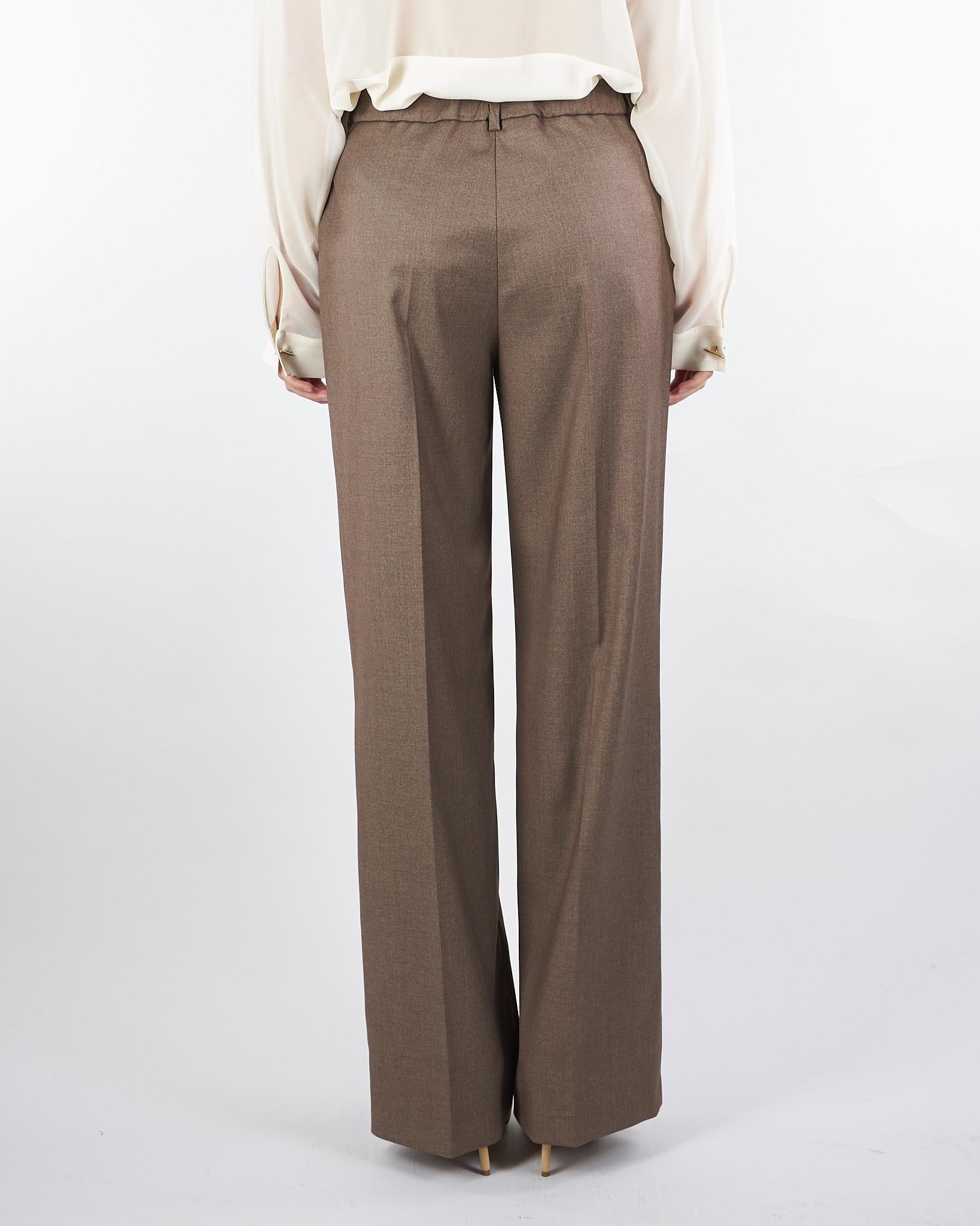 Pantalone Tortora wide leg C2029724 30 CLIPS 