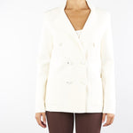 Giacca Milk in maglia con ricamo MK52S57E2 DZ9 ELISABETTA FRANCHI 