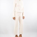 Pantaloni Milk in doppio crêpe PA10856E2 DZ9 ELISABETTA FRANCHI 