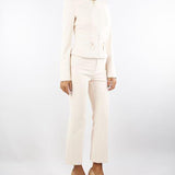 Pantaloni Milk in doppio crêpe PA10856E2 DZ9 ELISABETTA FRANCHI 