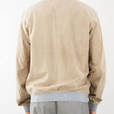 Giubbotto sfoderato in vera pelle scamosciata Corneliani