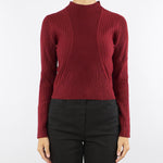 Maglia Rubino a costine MONDO 503 NENETTE 