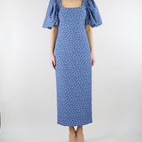 Abito Avio lungo in cloqué jacquard MSEQUIZ 2 MAX MARA STUDIO 