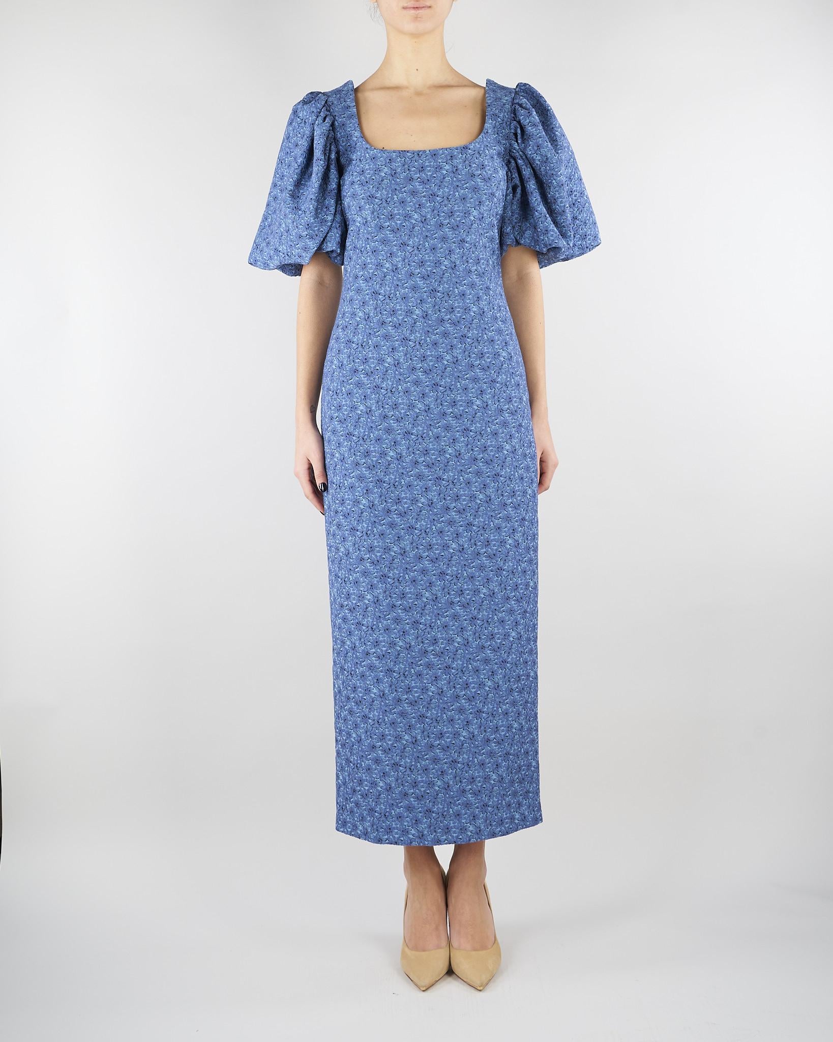 Abito Avio lungo in cloqué jacquard MSEQUIZ 2 MAX MARA STUDIO 