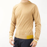 Maglia in lana rasata con profili a contrasto Manuel Ritz