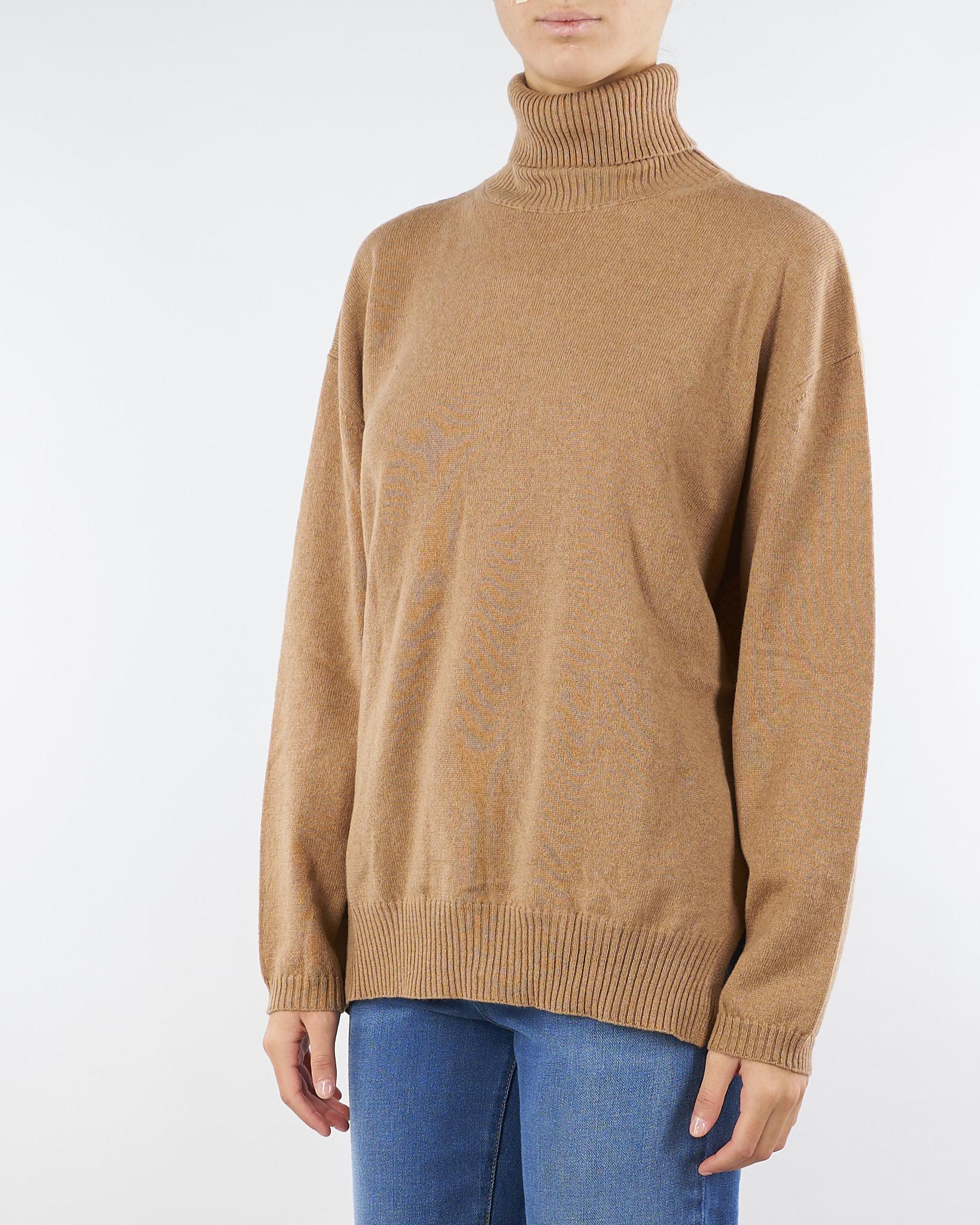Maglia Beige dolcevita in cashmere TT3533 12926 TWIN SET 