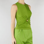 Top Aloe in jersey con dettaglio gioiello TO03761E2 EV3 ELISABETTA FRANCHI 