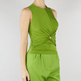 Top Aloe in jersey con dettaglio gioiello TO03761E2 EV3 ELISABETTA FRANCHI 
