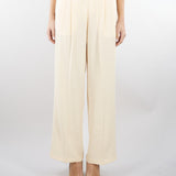 Pantalone Crema con pences M6PF03 336 MEIMEIJ 