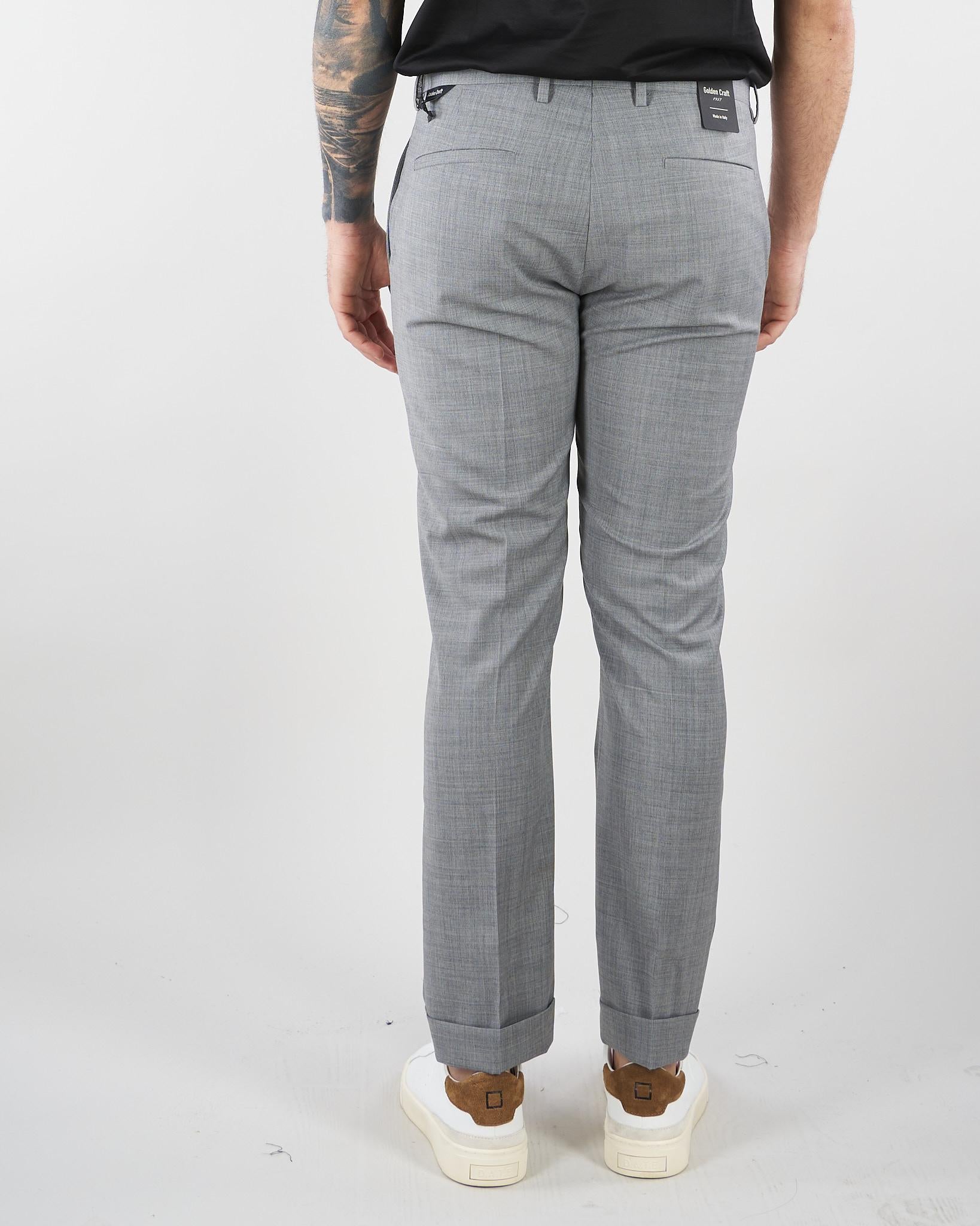 Pantalone Roxy Grigio in fresco lana GC1PSS266889 N013 GOLDEN CRAFT 