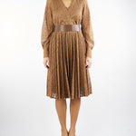 Abito Caramello in pizzo PENSILE 1 MAX MARA STUDIO 