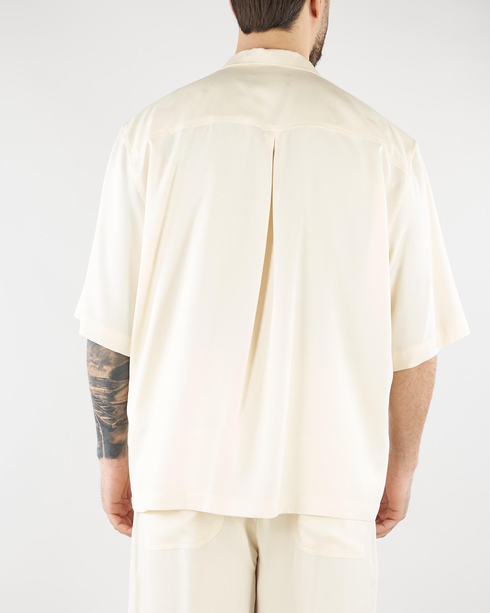 Camicia Panna in tessuto fluido Relaxed fit CA3626 2 I'M BRIAN 
