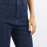 Jeans Denim Mila straight fit con strass 452P530 83 CYCLE 