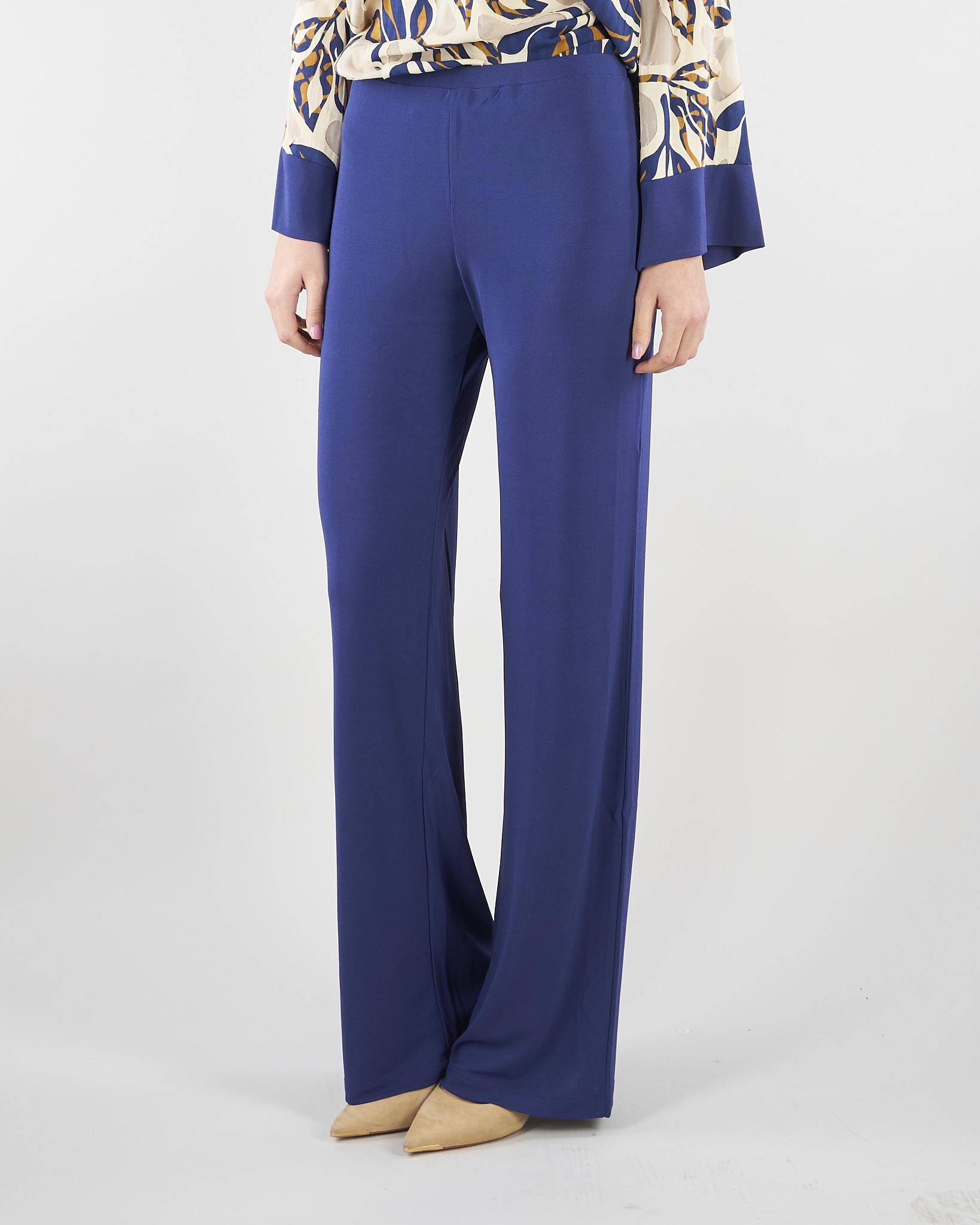 Pantalone Blu in jersey D2001100 81 CLIPS 