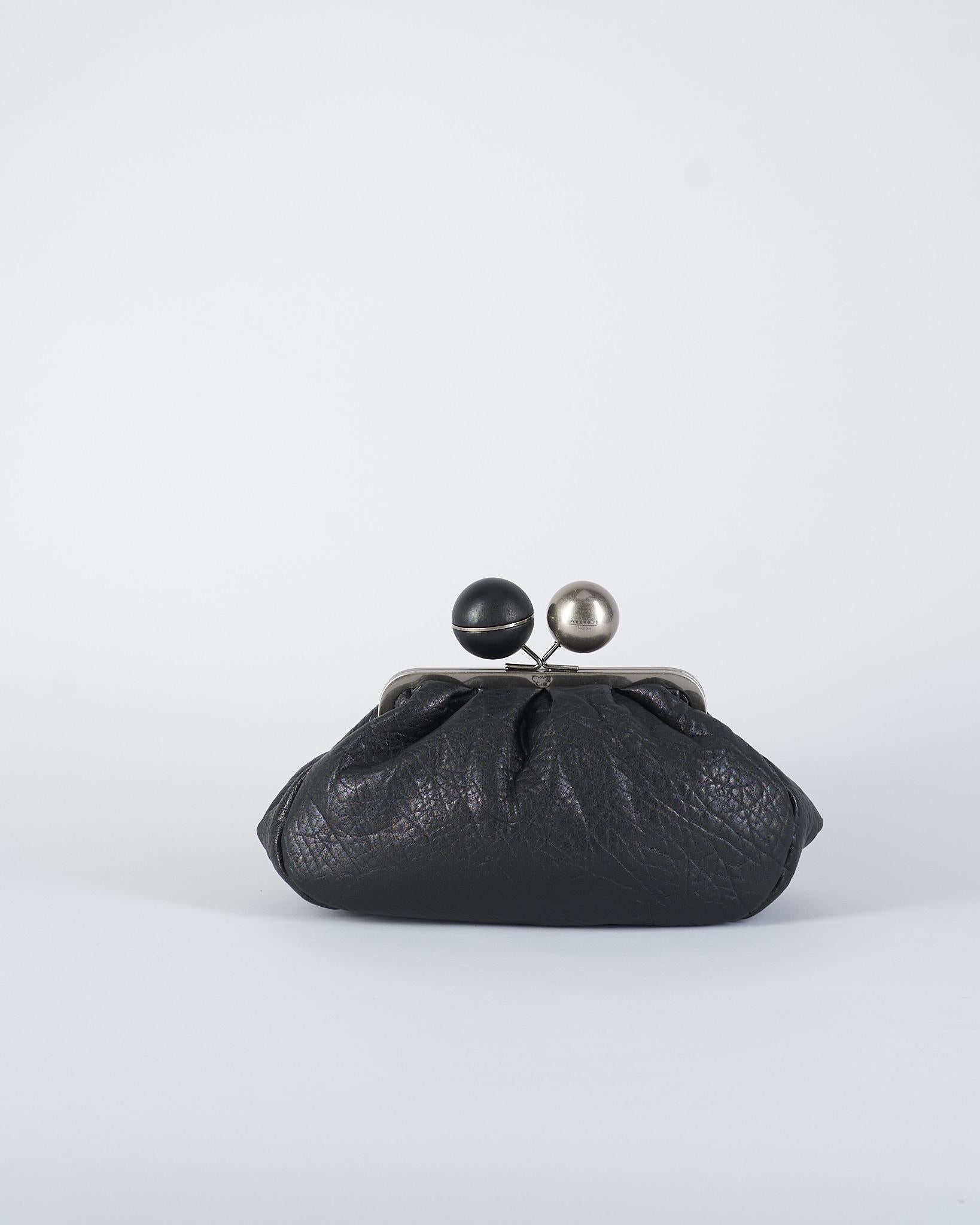 Borsa Nero Pasticcino Bag medium in nappa LECITO 2 MAX MARA WEEKEND 