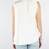 Top Bianco con allacciatura sulla spalla M6PZ61 791 MEIMEIJ 