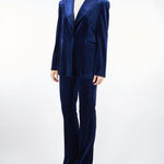 Pantaloni flare Blu in velluto ACTPA026PA3022 89 ACTUALEE 