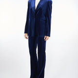 Pantaloni flare Blu in velluto ACTPA026PA3022 89 ACTUALEE 