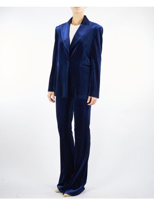 Pantaloni flare Blu in velluto ACTPA026PA3022 89 ACTUALEE 