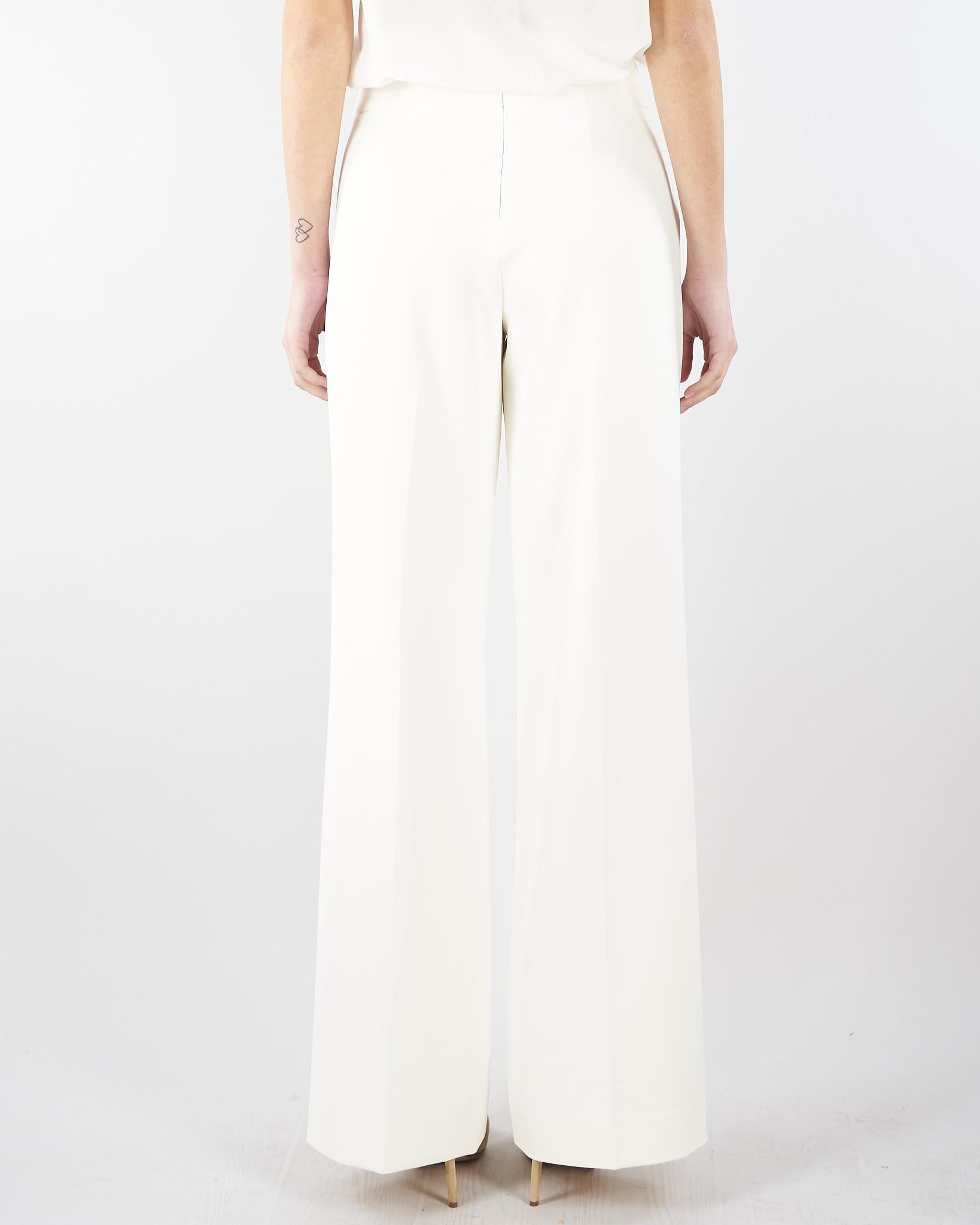 Pantalone Ella Avorio con gamba dritta ELLA 4 NENETTE 