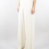 Pantalone Bianco ampio in envers satin MLTCAMPO 1 MARELLA 
