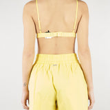Top Giallo con strass all over NS229 38 NO SECRETS 