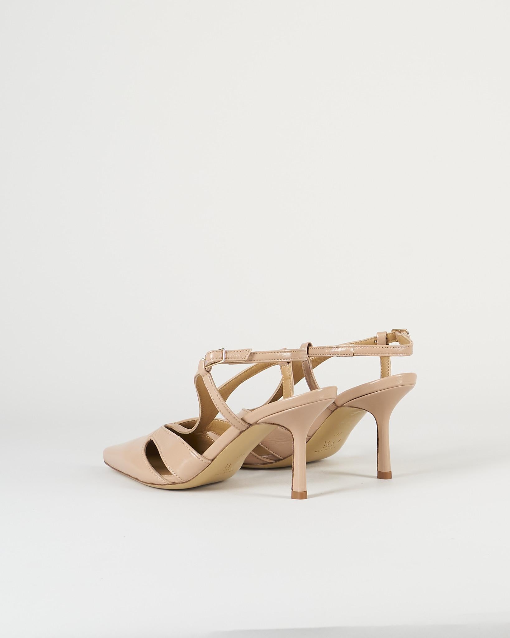 Slingback Nude in pelle 323 40 WO MILANO 