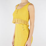 Top Sun in maglia à jour TK74B61E2 EV4 ELISABETTA FRANCHI 