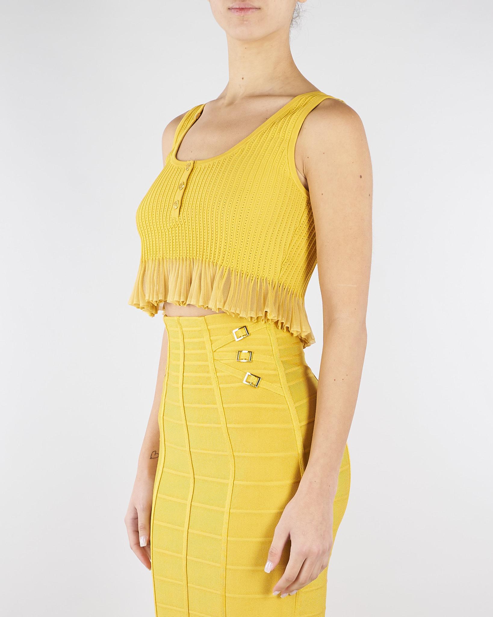 Top Sun in maglia à jour TK74B61E2 EV4 ELISABETTA FRANCHI 