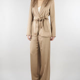Blazer Tortora in doppio raso PBPGATTI 6 PENNY BLACK 