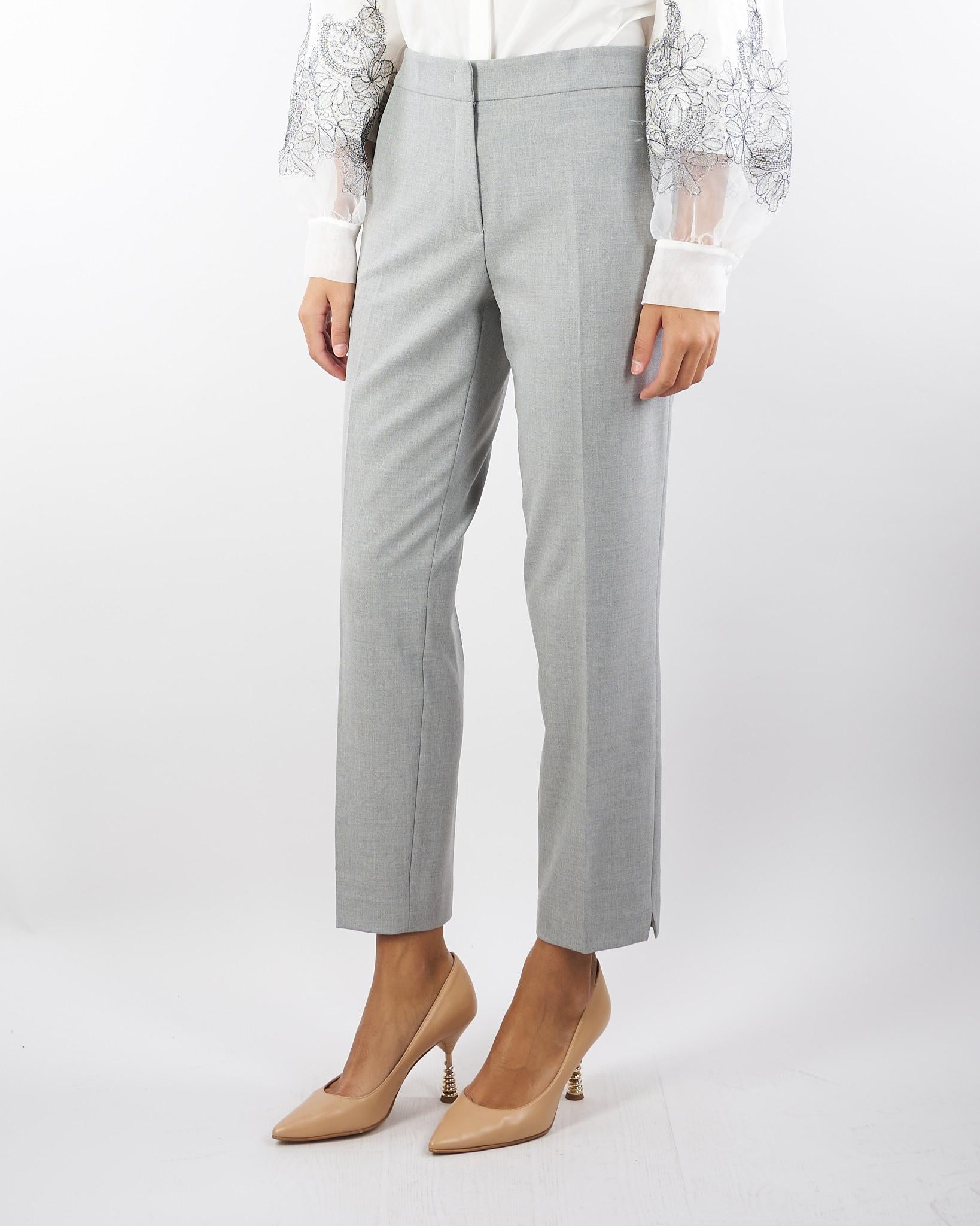 Pantalone dritto Grigio con elastico in vita A2209719 7 CLIPS 