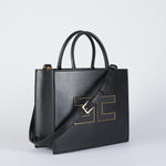 Borsa Tote grande Nero con logo BS32A56E2 110 ELISABETTA FRANCHI 