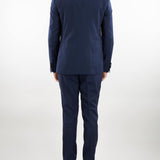 Abito smocking doppiopetto in fresco lana Manuel Ritz