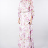 Abito lungo a fantasia