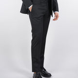 Abito smocking doppiopetto con rever sciallato