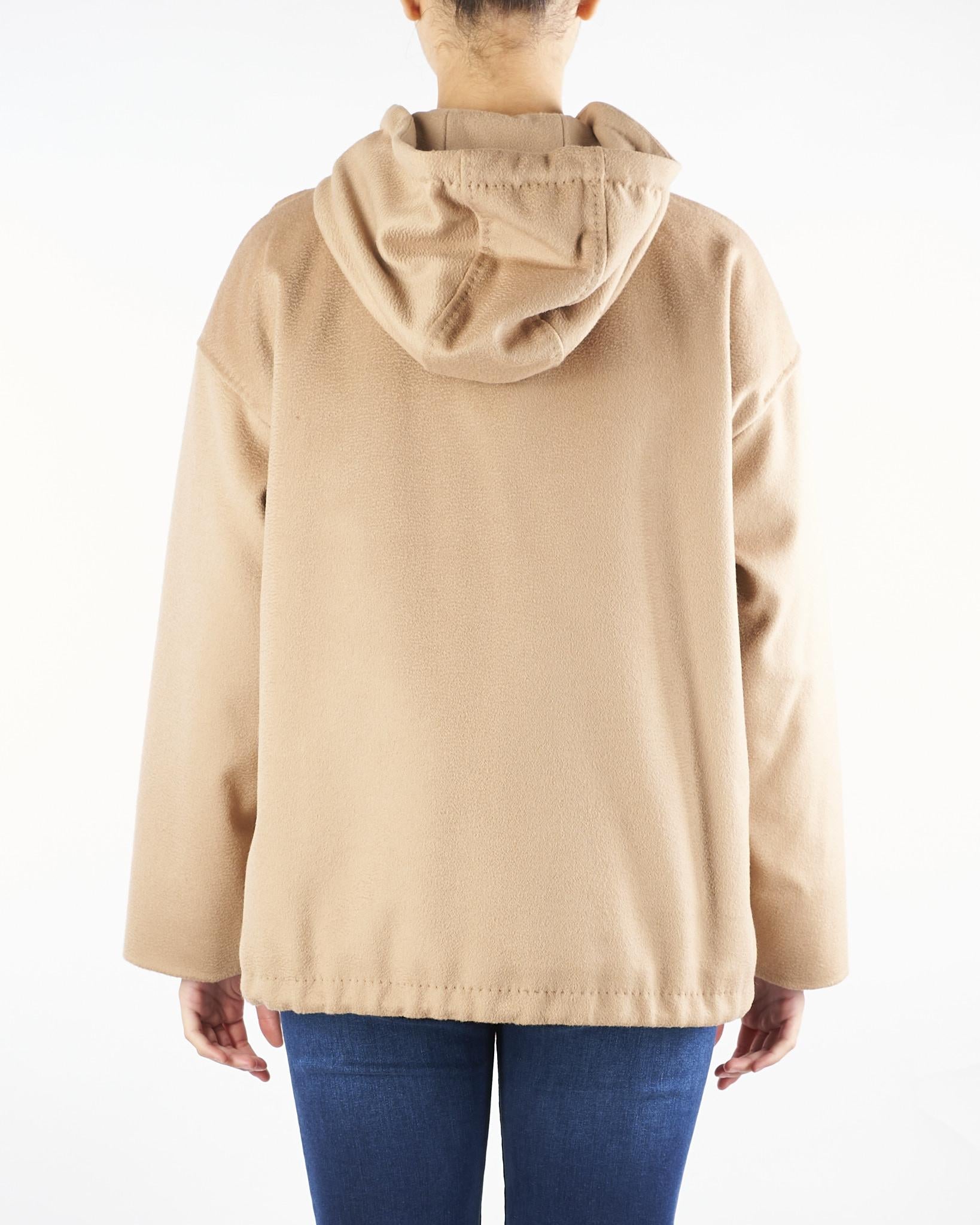 Caban Cammello in drap di lana DERRIS 6 MAX MARA STUDIO 