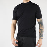 Maglia Nero in viscosa LM26001 D001 LOW BRAND 