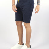 Bermuda chino cotone stretch Blu