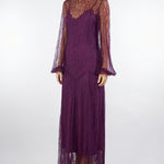 Abito Viola in pizzo TT2261 12635 TWIN SET 