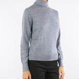 Maglia dolcevita Grigio in lana merinos MITA 742 NENETTE 