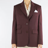 Giacca Coffee in fresco lana con pochette GI16356E2 EA3 ELISABETTA FRANCHI 